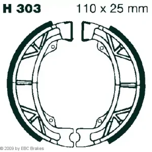 Direkt Vom Hersteller EBC-H 303 Bremsbeläge passend für Honda, Kymco, Aprilia, Benelli