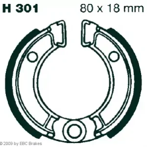 EBC-H 301 Bremsbeläge passend für Honda & Suzuki Meistverkauft