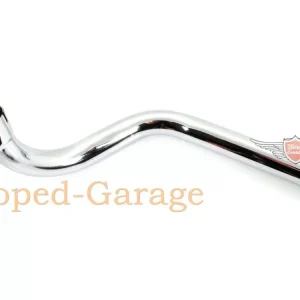 Abverkauf Auspuffkrümmer 28mm 330mm Chrom für Kreidler, Florett, Flory, Mofa, Moped, Mokick