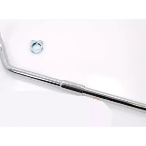 Kracherpreis Krümmer links 1 Stück Zylinder Anschluss 26mm Auspuff Anschluss 28mm für Hercules Prima