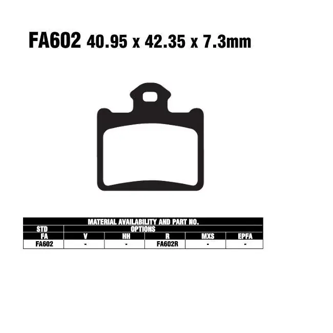 Kracherpreis EBC FA602 R Bremsbeläge passend für KTM & Husqvarna