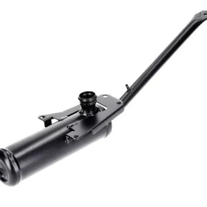 Auspuff Schwarz Metall für Hercules Saxonette, Spartament Fahrrad mit Hilfsmotor Finale Aktion