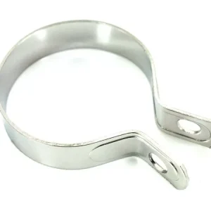 Heißes Angebot Auspuffschelle Chrom 65mm 20mm für Mofa, Moped, Mokick, KKR, Roller