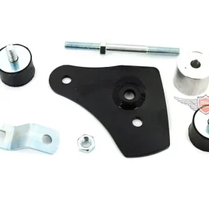 Auspuff Halter Satz 7-teilig Schwarz Metall für Zündapp, KS 50 Cross Typ 517 Online Kaufen