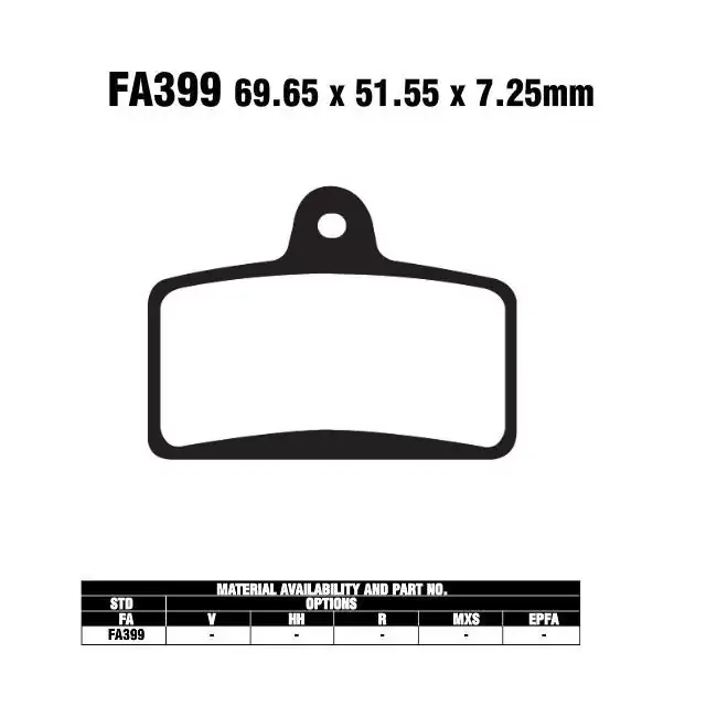 Top-Angebot EBC Bremsbeläge FA399 passend für Aprilia, Derbi, Peugeot