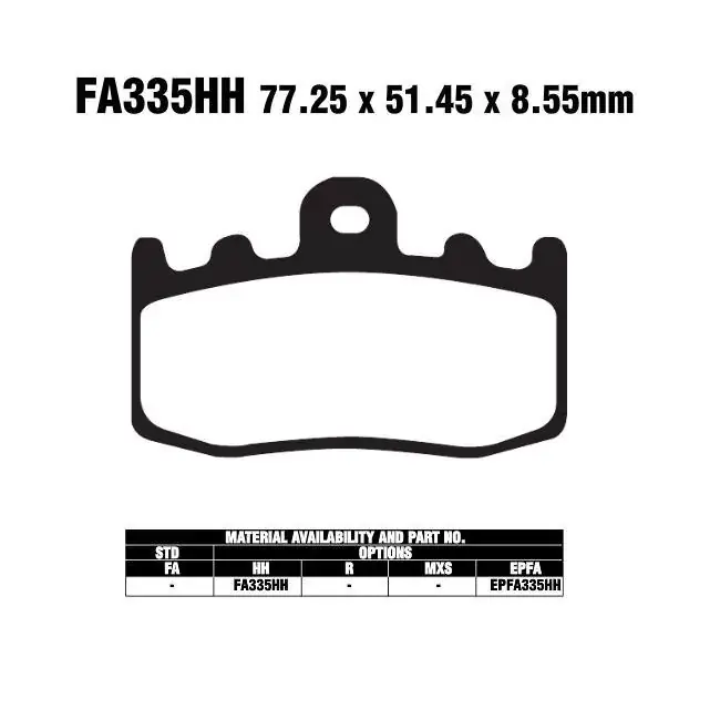 Top-Angebot EBC FA335 HH Bremsbeläge passend für BMW R 1200 GS, R 1150 GS