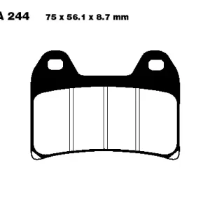 Gratis Versand EBC FA244 Bremsbeläge passend für Moto Guzzi & Cagiva