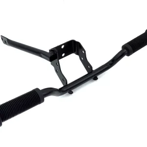 Fußrastenrohr Stahl 520mm Mattschwarz für Kreidler Florett RMC, RS, LF, LH, TM Markenware