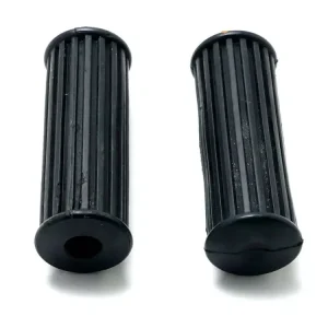 Fußrasten Gummis 2 Stück 100mm 14mm innen Durchmesser 33mm Aussendurchmesser für Kreidler, Zündapp, Hercules, Puch, Simson, Mofa, Moped, Mokick, Kleinkraftrad Schneller Versand