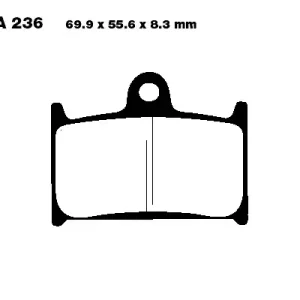 EBC FA236 Bremsbeläge passend für Triumph Motorräder Neue Ware