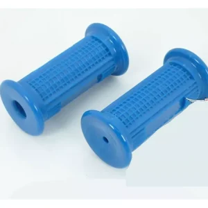 Fußrastengummi Blau 95mm 38mm 16mm für Zündapp, Hercules, Kreidler, Puch, Mofa, Moped, Mokick, KKR Nur Für Kurze Zeit