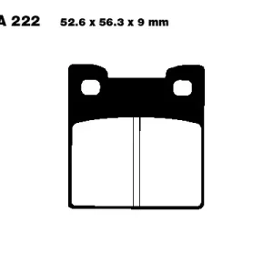 EBC-FA222 Bremsbeläge passend für Suzuki RF 900 R GT73B Neue Kollektion