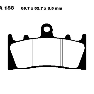 EBC Bremsbeläge FA188 passend für Suzuki & Kawasaki Top-Seller