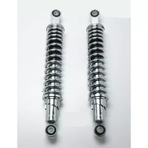 Finale Aktion Federbeine Chrom 2 Stück 335mm 10mm 12mm für Zündapp GTS C 50 Sport KS, Hercules, Kreidler, Puch Mofa, Moped