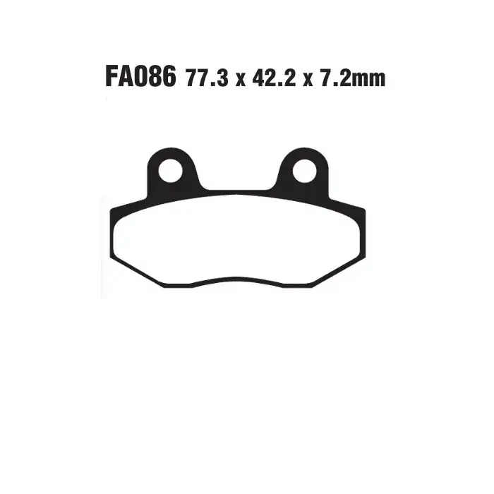 EBC Bremsbeläge FA086 passend für diverse Motorräder Schneller Versand
