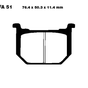 EBC FA51 Bremsbeläge passend für Suzuki Modelle Must-Have