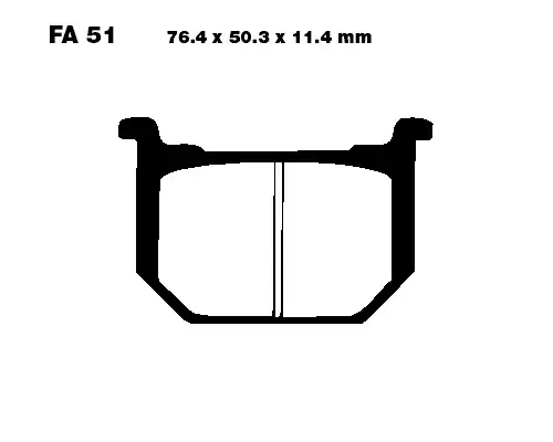 EBC FA51 Bremsbeläge passend für Suzuki Modelle Must-Have