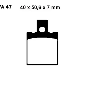 EBC FA47 Bremsbeläge passend für Moto Guzzi Modelle Must-Have