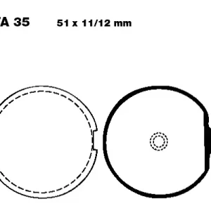Must-Have EBC FA35 Bremsbeläge passend für Suzuki GS