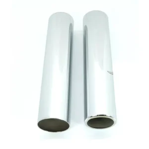 Schutzhülse MOGA Chrom 204mm 46/44/37mm für Kreidler Florett RS K54/53, RSH, TM, GT Mokick KKR Neu