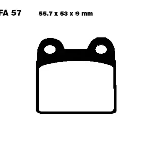 Sonderangebot EBC FA57 Bremsbeläge passend für BMW R45 und R65