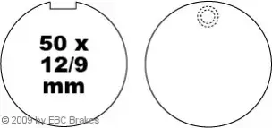 Top-Seller EBC FA55 Bremsbeläge passend für Suzuki & Kawasaki