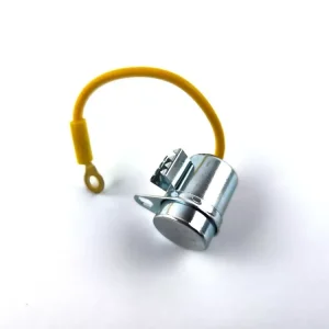 Kondensator Metall mit Kabel Gelb für Piaggio, Vespa, Ciao, Si, Citta, Bravo Geprüft