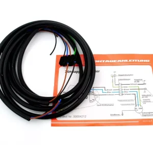 Schneller Versand Kabelbaum mit Schaltplan Goebel für Zündapp R 50 Roller