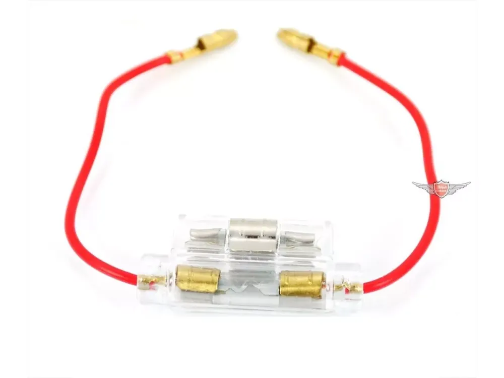 Sicherungshalter Kunststoff mit Kabel und Sicherungen für Yamaha RD, DT, FS 50, 80, 125 Sichere Zahlung