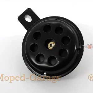 Hupe Schwarz 12V 70mm für Yamaha DT, XT, RD, Honda, Suzuki, Kawasaki Begrenztes Angebot