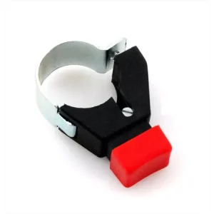 Zertifiziert Ausschalter Lenkermontage 22mm Schwarz Rot für Zündapp, Kreidler, Hercules, Puch, Simson