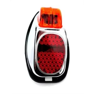 Sofort Bestellen Rücklicht Metallgehäuse Höhe 140mm Breite 75mm Lochabstand 98mm für Miele, DKW, NSU Göricke, Gritzner, Zündapp, Kreidler, Hercules, Puch KKR