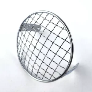 Scheinwerfergitter Chrom 1 Stück Außendurchmesser 130mm Befestigungsabstand Abstand der Befestigung zum Scheinwerferglas 55mm für Zündapp, Kreidler, Hercules, Puch, DKW, KTM Top-Angebot