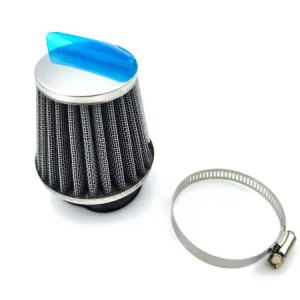 Luftfilter 52mm Silber für Zündapp, Kreidler, Hercules, Puch, Simson, Mofa, Moped, Mokick, KKR, Roller Online Kaufen