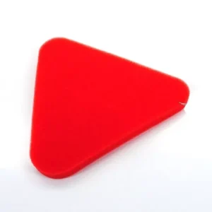 Preisreduziert Luftfilter Schaumstoff Rot 120mm für Yamaha, DT 50 MX