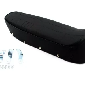 Sitzbank Schwarz 560x190x150mm für Zündapp GTS, C, KS, Kreidler Florett, Flory, Hercules, Puch, Simson, DKW, Rixe, KTM, Mofa, Moped, Mokick Knallerangebot