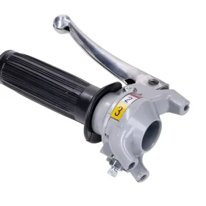 Schaltgriff Aluminium 3-Gang Grau Schwarz für Kreidler, Flory Wochenendangebot