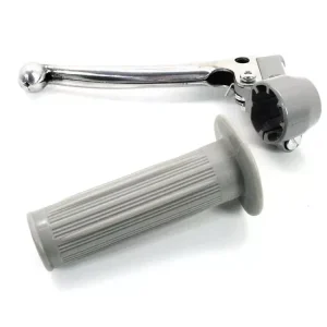 Ausverkauf Armatur Aluminium Kupplungshebel Kugelendkopf Grau 22mm 105mm für Zündapp, Kreidler, Hercules, Puch, DKW, KTM, Mofa, Moped, Mokick