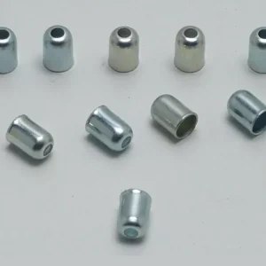 Geprüft Endhülsen Set 10 Stück Aufnahme 5,1mm tief 7mm Bohrung 2,6mm Aussendurchmesser 6mm für Mofa, Moped, Mokick, KKR Motorräder