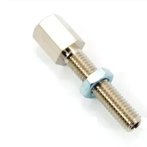 Einstellschraube Sechskant M5 x 22mm 7mm Durchmesser 2,5mm Bohrung für Mofa, Moped, Mokick Top-Preis