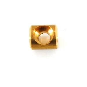 Neue Ware Quernippel Messing 8 x 9mm Nippelaufnahme 4mm für Mofa, Moped, Mokick, KKR, Motorrad