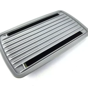 Markenprodukt Gepäckträger Heckmatte Kunststoff Silber für Zündapp Bergsteiger Mofa, Moped, Typ 434 M 25, 50