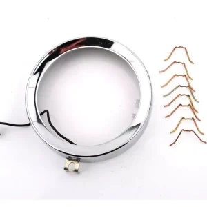 Neu Im Sortiment Lampenring Klammern Lichtaustritt ca. 100mm Aussendurchmesser ca. 130mm für Zündapp, Kreidler, Hercules, Puch