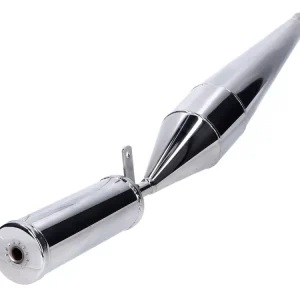 Auspuff Chrom 750mm 28mm für Simson Schwalbe KR 51, S 50, 70, SR 80, Zündapp, Kreidler, Hercules, Puch, DKW, KTM, Rixe Kostenfreie Lieferung