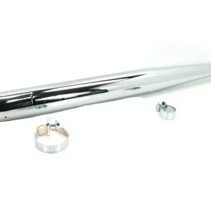 Angebot Auspuff Chrom 32mm 70mm 730mm für Hercules, Zündapp, Kreidler, Puch, KTM