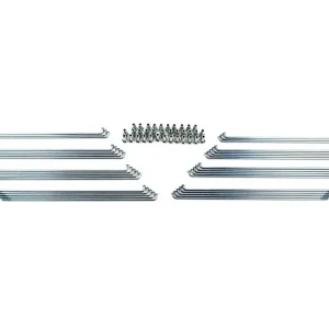Finale Aktion Speichen Chrom 190 x 2,6mm mit Nippel (36 Stück) für Puch Maxi, Zündapp Automatic Mofa Moped Typ 444