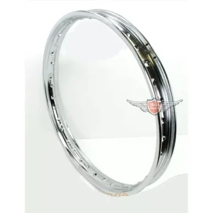 Wochenendangebot Felge Chrom 1,20 x 17 Zoll 36 Loch 6,5mm für Mofa, Moped, Mokick