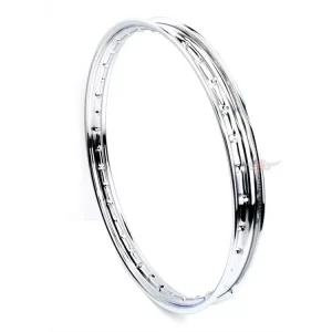 Kracherpreis Felge 1,20 x 17 Zoll 36 Loch Gepunzt Chrom für Kreidler MF, MP, Flory, Zündapp ZR, 447, Hercules Hobby Rider, P 1, MP 2, 4, M 5, DKW Mofa Moped 511, 513, 634, 632, Sport 534, Puch