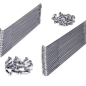 Speichen Kleeblatt Chrom 148mm mit Nippel (36 Stück) für Kreidler, Florett RS, K54/53, RSH K54/53 Geprüft