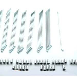 Speichen Satz WWS Kleeblatt 36 Stück 161 x 2,6mm für Zündapp KS 50 Typ 517, Sport Combinette Mega-Angebot